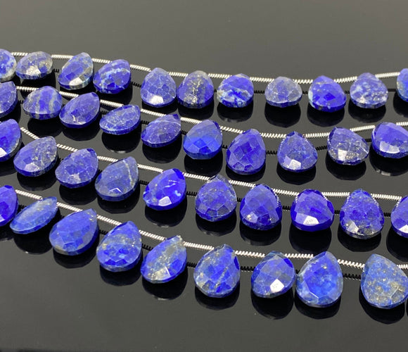 Natural Lapis Lazuli Gemstone Beads, Bulk Wholesale Beads, Jewelry Supplies, 14.5x10mm, 8” Strand