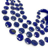 Natural Lapis Lazuli Gemstone Beads, Bulk Wholesale Beads, Jewelry Supplies, 14.5mm, 7.75” Strand