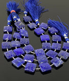 Natural Lapis Lazuli Gemstone Beads, Bulk Wholesale Beads, Jewelry Supplies, 14 - 14.5mm, 7.5” Strand