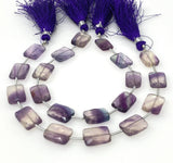 Natural Fluorite Beads, Gemstone Beads, Jewelry Supplies, Wholesale Bulk Beads, 14x10mm - 14.5x10.5mm, 7.75” Strand