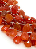 Natural Carnelian Gemstone Beads, Jewelry Supplies, Bulk Wholesale Beads, 14x10mm