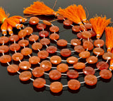 Natural Carnelian Gemstone Beads, Jewelry Supplies, Bulk Wholesale Beads, 14mm - 14.5mm