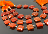 Natural Carnelian Gemstone Beads, Jewelry Supplies, Bulk Wholesale Beads, 13.5mm - 14mm