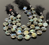 14mm Natural Labradorite Gemstone Beads, Bulk Wholesale Beads, Jewelry Supplies , 7.75” Strand