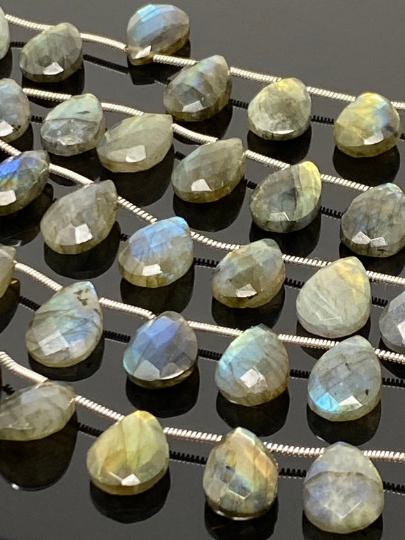 Natural Labradorite Gemstone Beads, Bulk Wholesale Beads, Jewelry Supplies, 13x9mm - 14x10mm