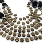 Natural Smoky Quartz Gemstone Beads, Jewelry Supplies, Wholesale Bulk Gemstone Beads, 14x10mm