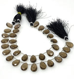 Natural Smoky Quartz Gemstone Beads, Jewelry Supplies, Wholesale Bulk Gemstone Beads, 14x10mm