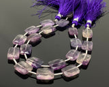 Natural Fluorite Beads, Gemstone Beads, Jewelry Supplies, Wholesale Bulk Beads, 14x10mm - 14.5x10.5mm, 7.75” Strand