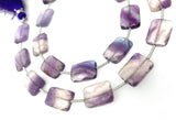 Natural Fluorite Beads, Gemstone Beads, Jewelry Supplies, Wholesale Bulk Beads, 14x10mm - 14.5x10.5mm, 7.75” Strand