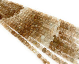 Rare Natural Brown Topaz Beads, Gemstone Beads, Imperial Topaz Beads, Jewelry Supplies, Bulk Wholesale Beads, 8" Strand