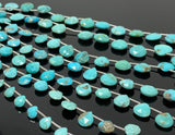 Arizona Turquoise Gemstone Beads, Turquoise Beads, Jewelry Supplies for Jewelry Making, Bulk Wholesale Beads, 8” Strand