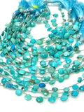 Arizona Turquoise Gemstone Beads, Turquoise Beads, Jewelry Supplies for Jewelry Making, Bulk Wholesale Beads, 8” Strand