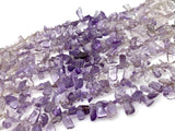 Natural Amethyst Gemstone Beads - Rough Polished , Jewelry Supplies for Jewelry Making, Wholesale Gemstone Beads, 8" Strand