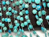 Arizona Turquoise Gemstone Beads, Turquoise Beads, Jewelry Supplies for Jewelry Making, Bulk Wholesale Beads, 8” Strand