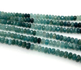 15" Rare Grandidierite Gemstone Beads, Faceted Grandidierite Beads for Jewelry Making, Wholesale Bulk Beads, 4.5mm - 7mm