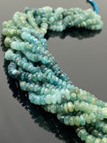 15” Rare Grandidierite Gemstone Beads, Smooth Grandidierite Beads for Jewelry Making, Wholesale Bulk Beads, 5.5mm - 6.5mm