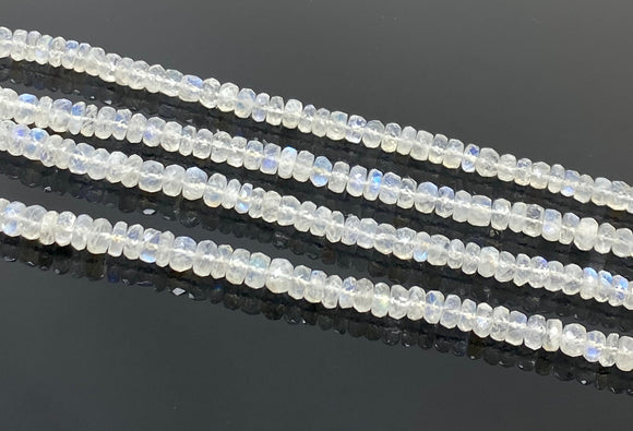 Blue Flash Rainbow Moonstone Blue Flash AAA Quality Gemstone Beads at Wholesale Price