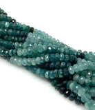 15" Rare Grandidierite Gemstone Beads, Faceted Grandidierite Beads for Jewelry Making, Wholesale Bulk Beads, 4.5mm - 7mm