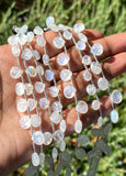 8” Rainbow Moonstone Gemstone Beads, Moonstone Smooth Heart Shape Beads, Jewelry Supplies, Wholesale Bulk Beads