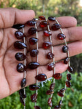 Garnet Gemstone Beads, Mozambique Garnet Beads, Jewelry Supplies for Jewelry Making, Wholesale Beads, Bulk Beads, 3 -3.5mm , 12.5" Strand