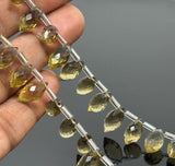 Beer Quartz Gemstone Beads, Jewelry Supplies for Jewelry Making, Wholesale Beads, Bulk Beads, AAA + Quality, 13.5" Strand