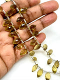 Beer Quartz Gemstone Beads, Jewelry Supplies for Jewelry Making, Wholesale Beads, Bulk Beads, AAA + Quality, 13.5" Strand