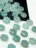 10 Pcs / 12 Pcs Natural Amazonite Rosecut Cabochons, Loose Gemstones, Amazonite Rose Cuts, Peruvian Amazonite Ring Stones, 8mm - 8.5mm