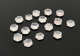 10 Pcs / 13 Pcs Natural Rose Quartz Rosecuts Cabochons, Loose Gemstones, Rose Quartz Rose Cuts, Ring Stones , 8mm - 8.5mm