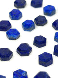 9 Pcs/10 Pcs Natural Lapis Lazuli Rosecut Cabochons, Loose Rose Cut Gemstones , Ring Stones, 8mm - 8.5mm